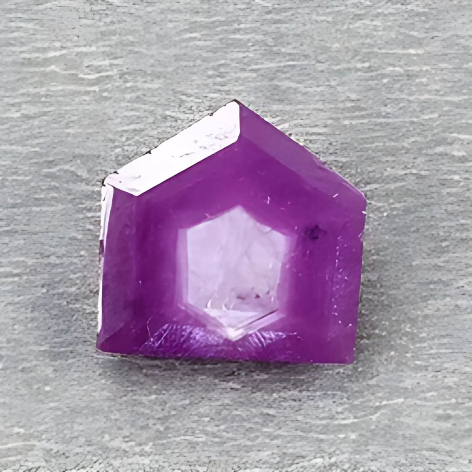 Blue Raspberry Stone 6.55cts Raspberry Ruby Gemstone Natural Fancy Shap Step Cut – Saksham Gems