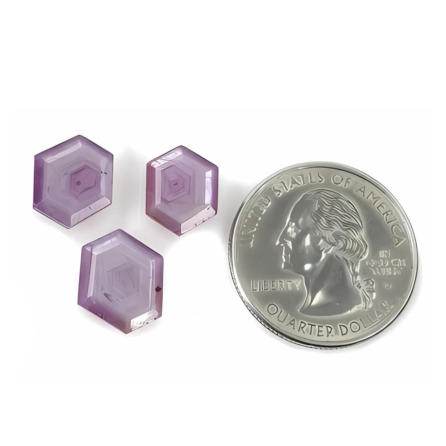 Saphir framboise pour la joaillerie