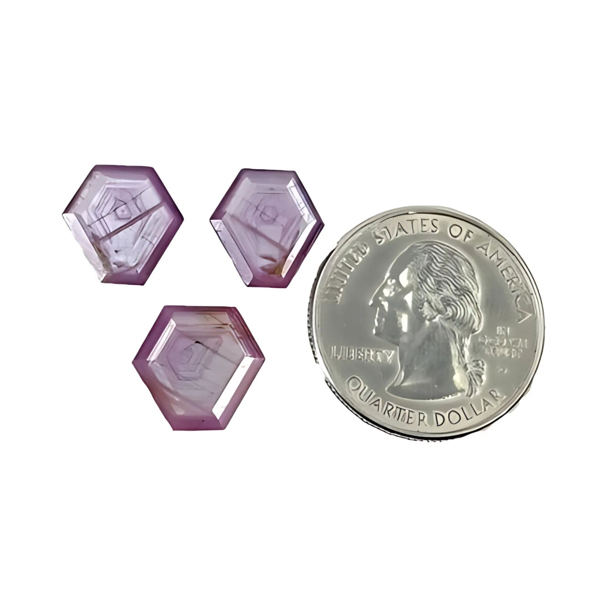 Saphir framboise, pierre précieuse naturelle non traitée