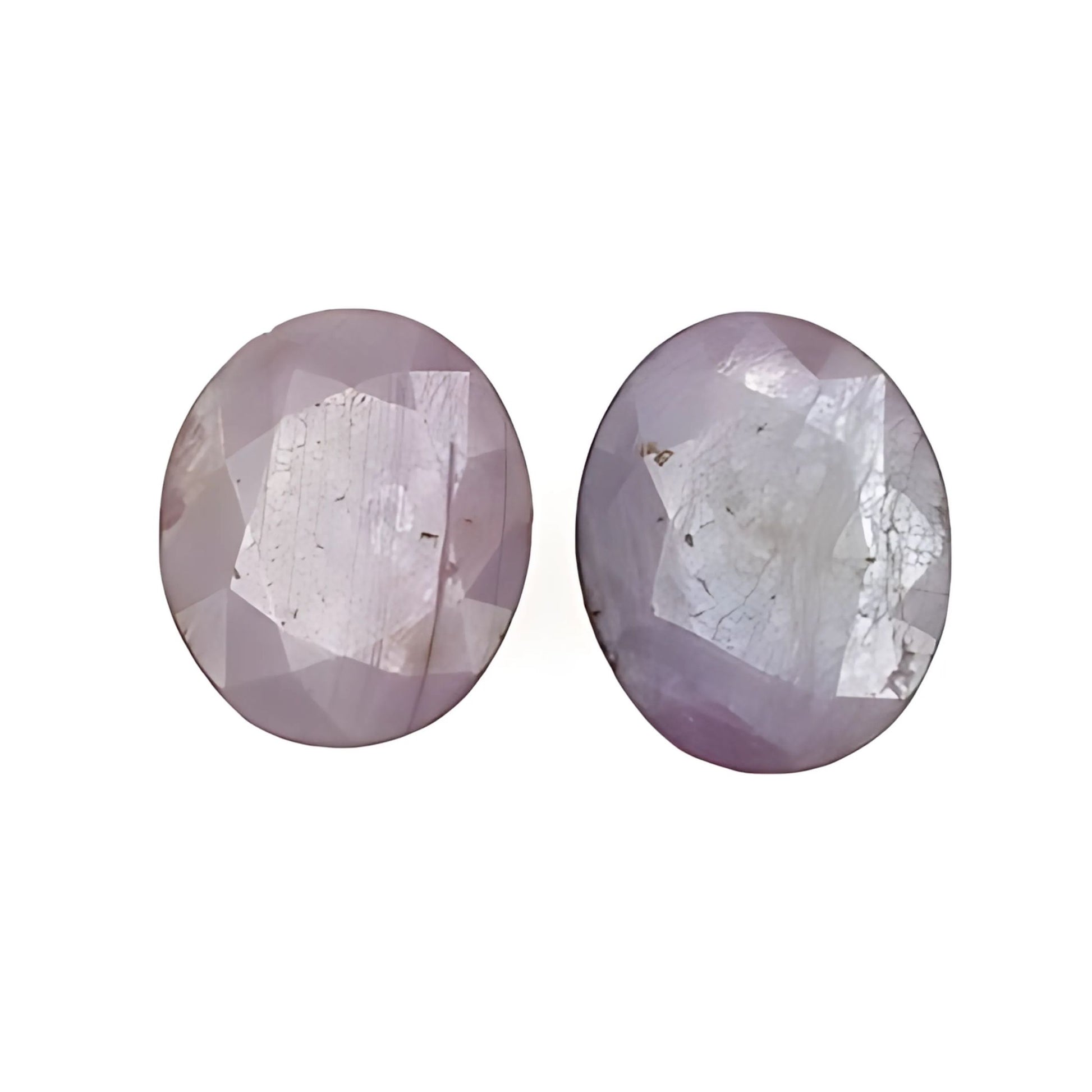 Raspberry Sapphire Oval Shape Faceted Cut