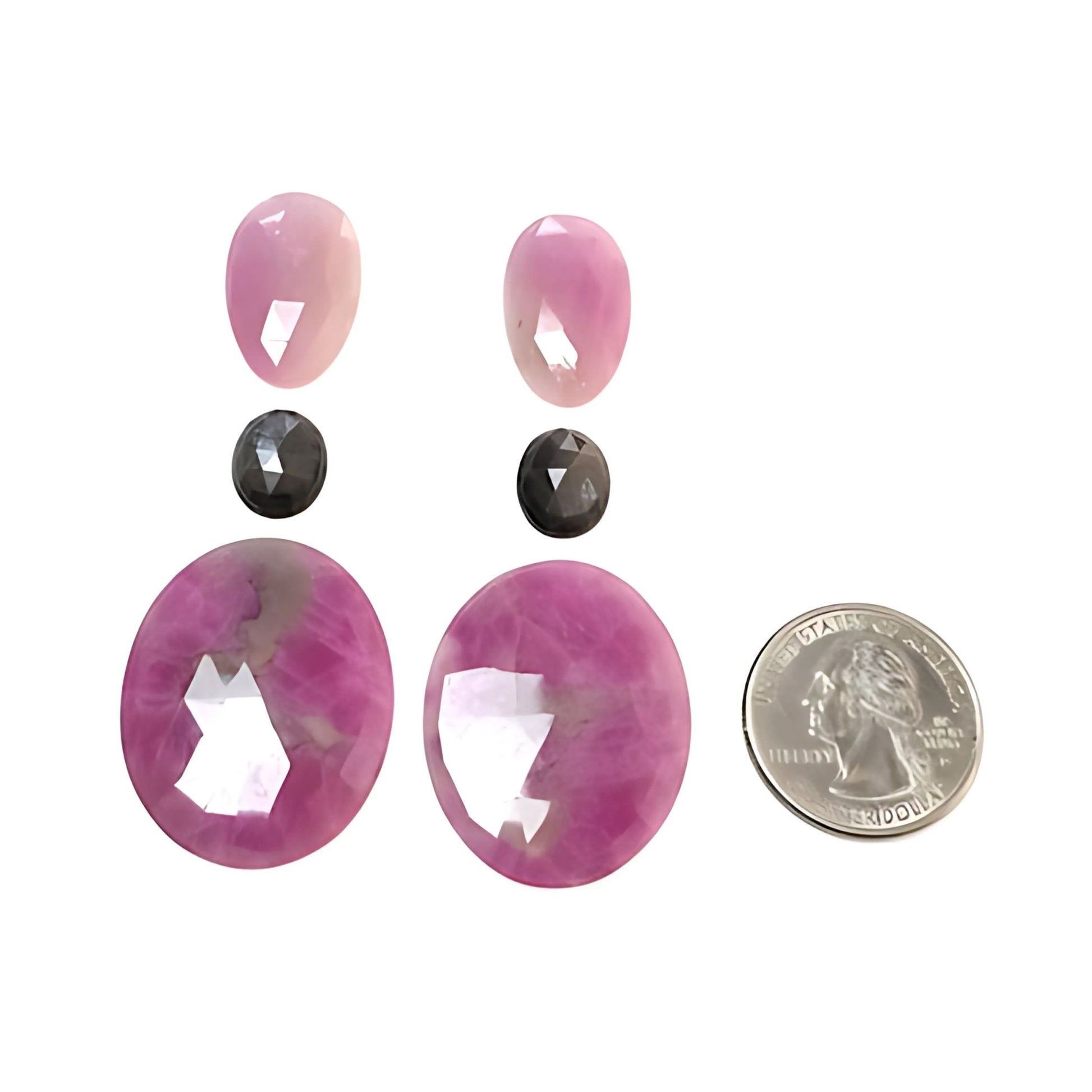 Zaffiro rosa sfaccettato