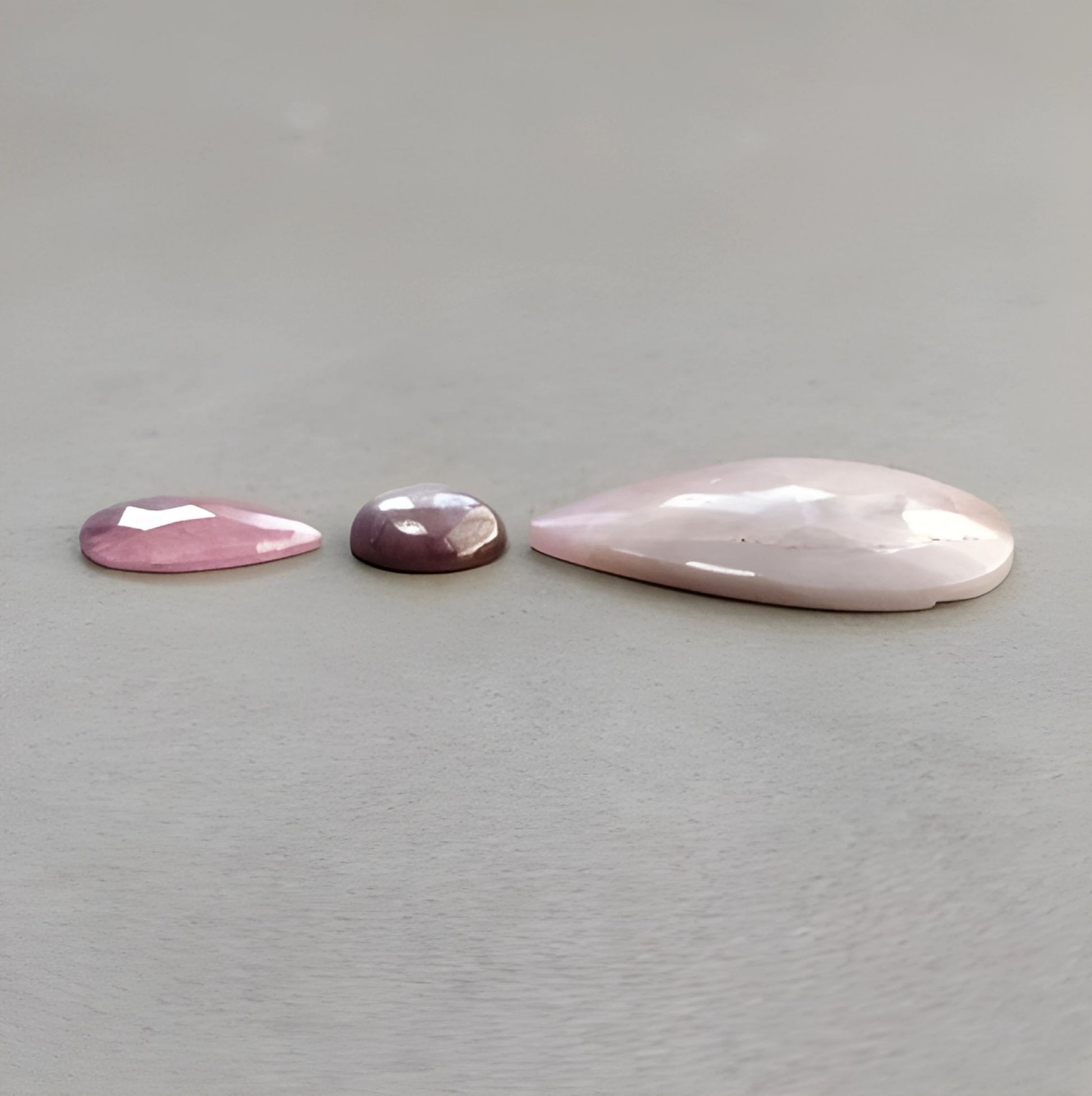 Flat Back Pink Sapphire