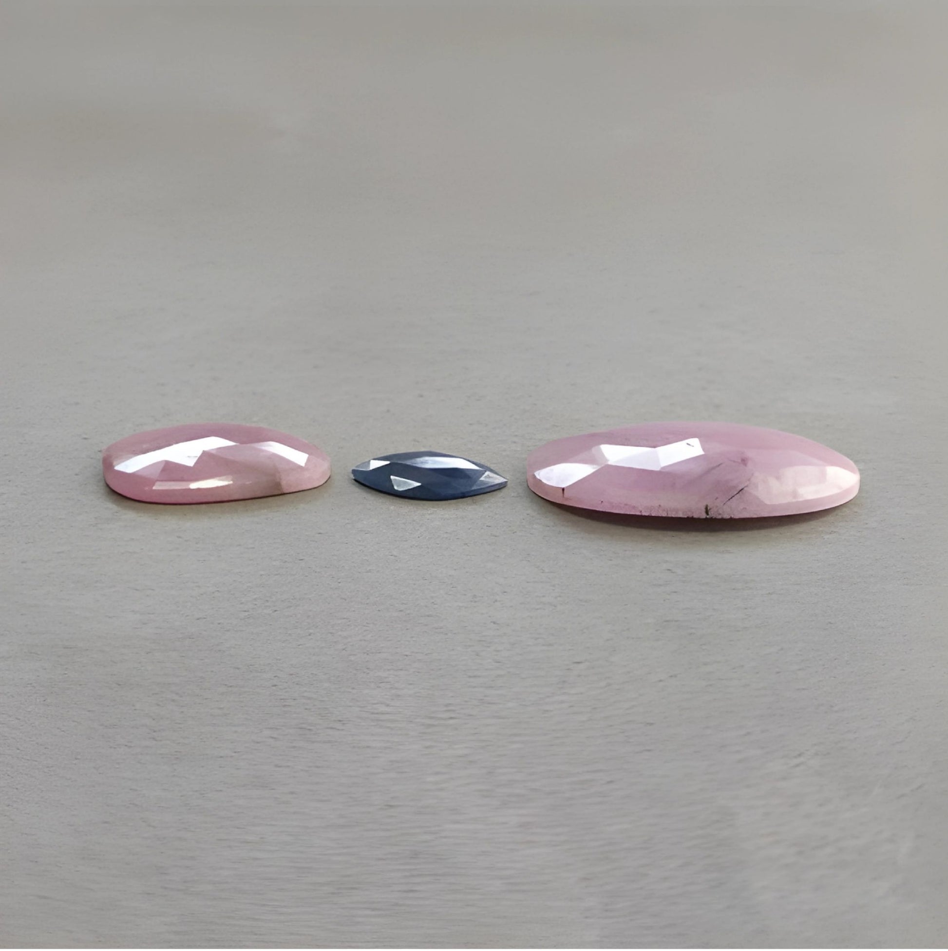 Flat Back Pink Sapphire