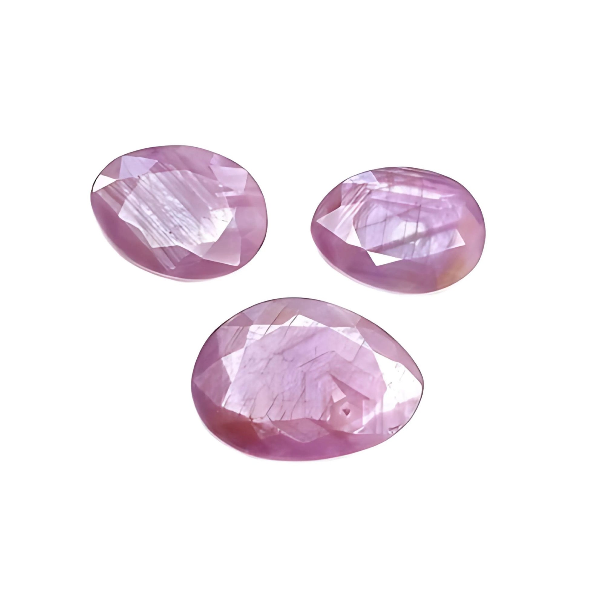 卵型ピンクサファイア