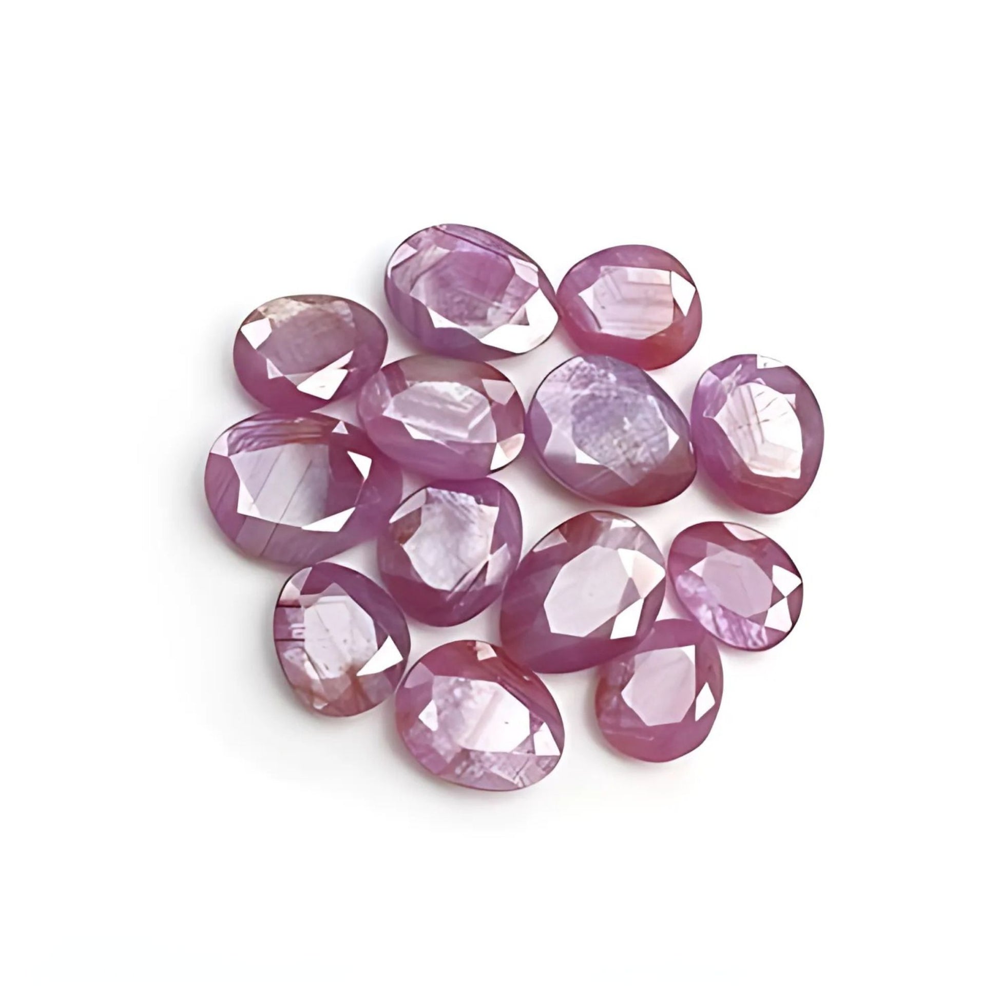 刻面粉红蓝宝石