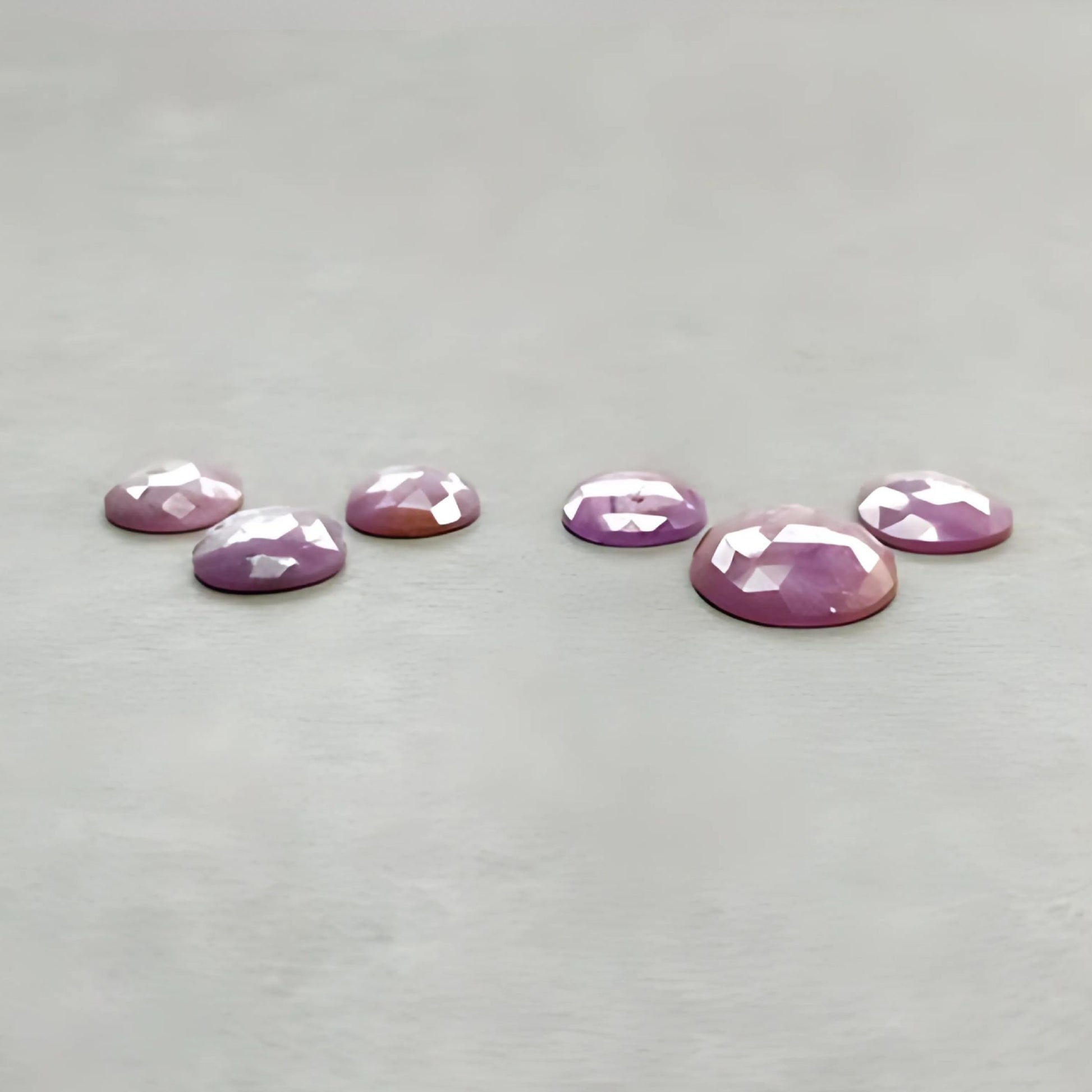 Flat Back Pink Sapphire