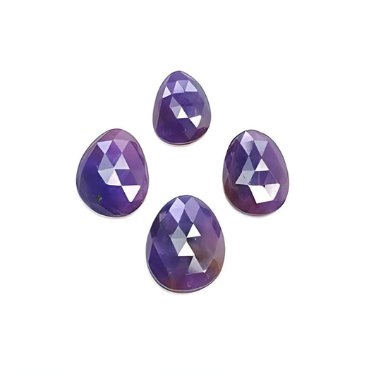 Piedra preciosa rubí facetada