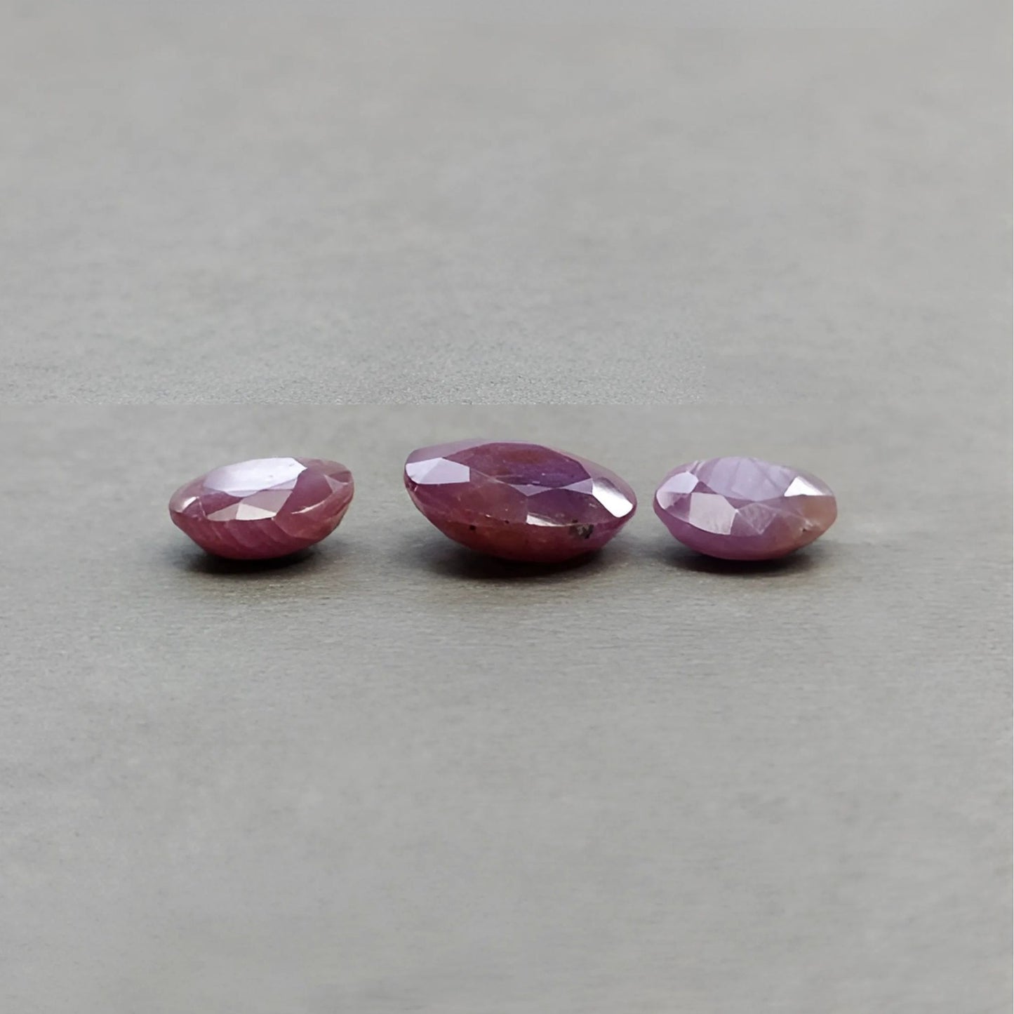 Corte de zafiro rosa natural