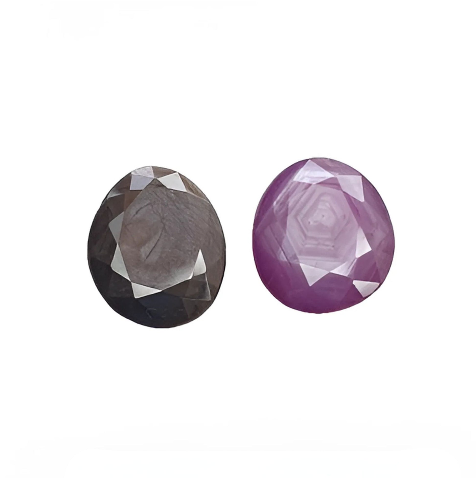 Pietra preziosa zaffiro lampone