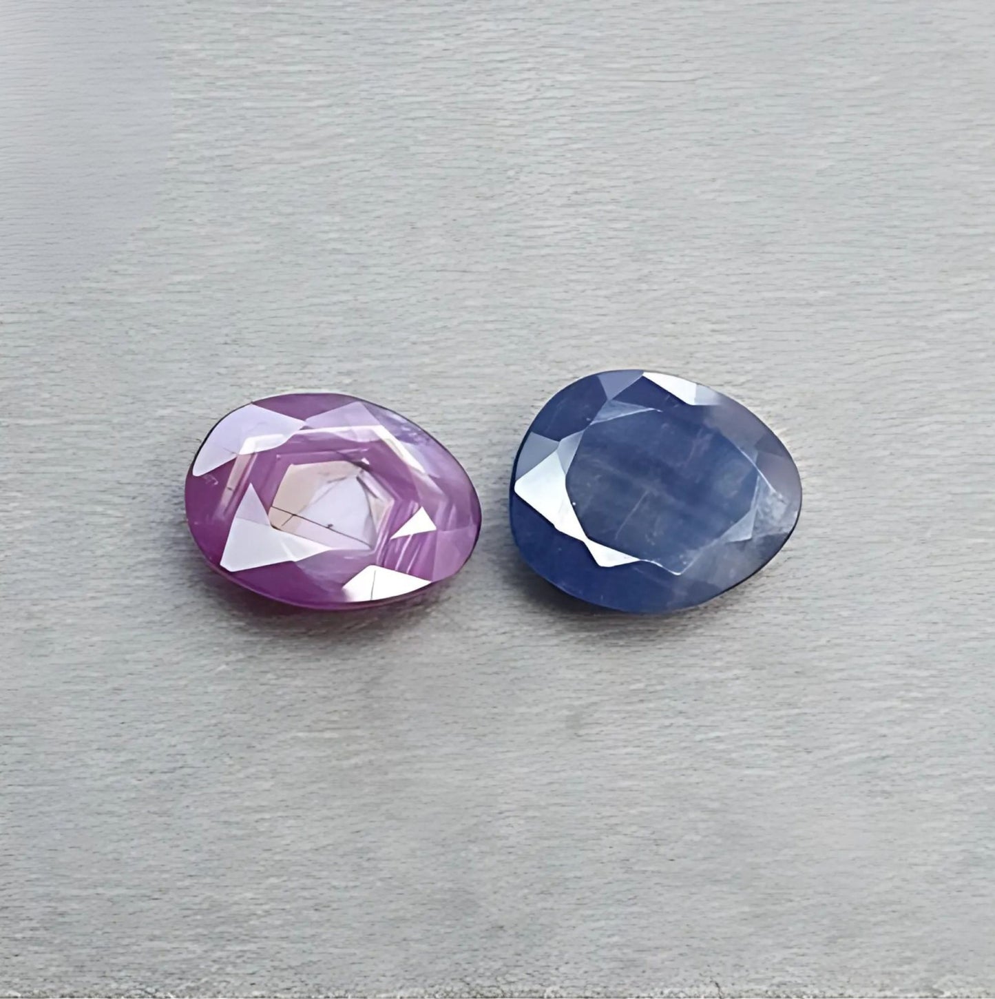 Pietra preziosa zaffiro sfaccettata