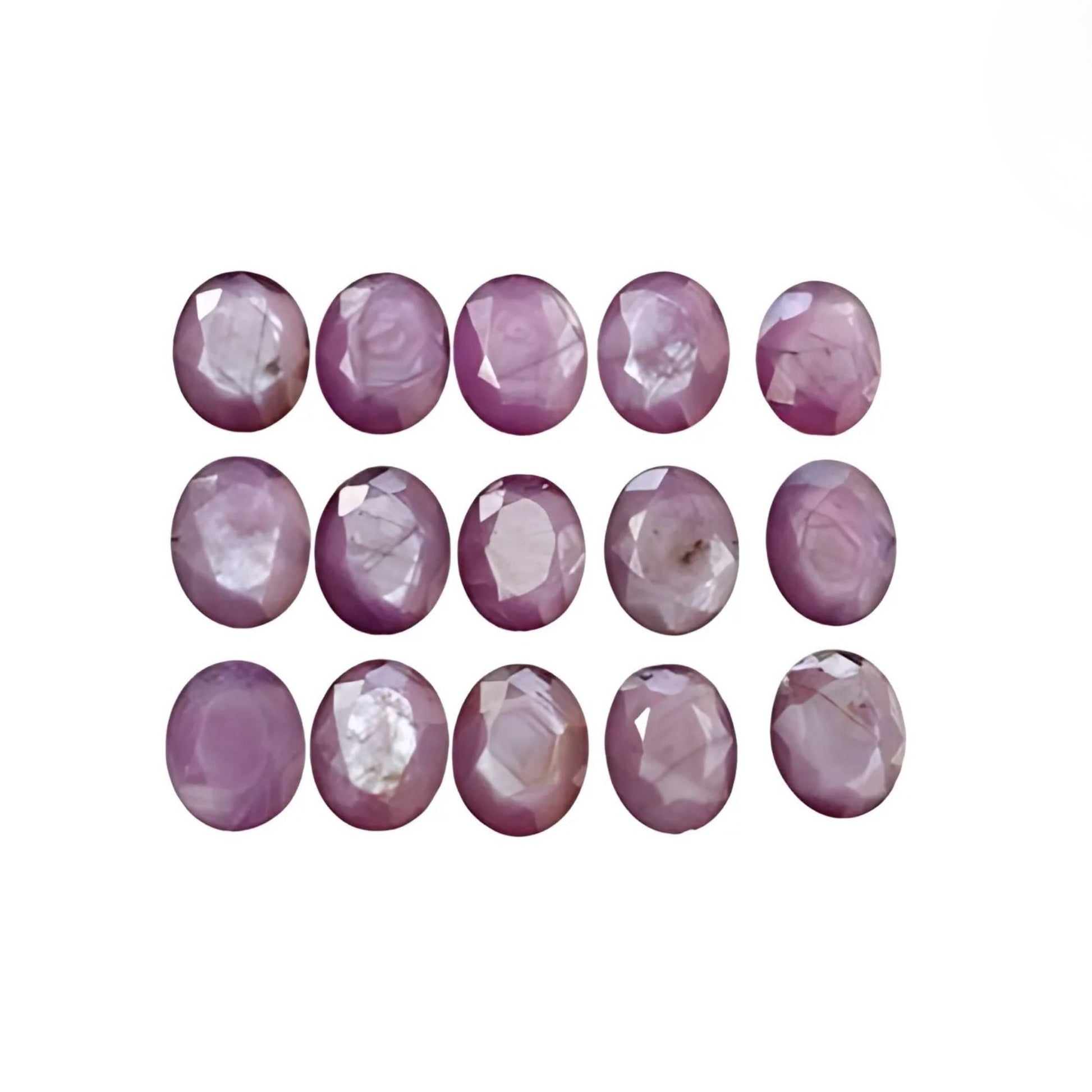 Zafiro rosa de corte ovalado