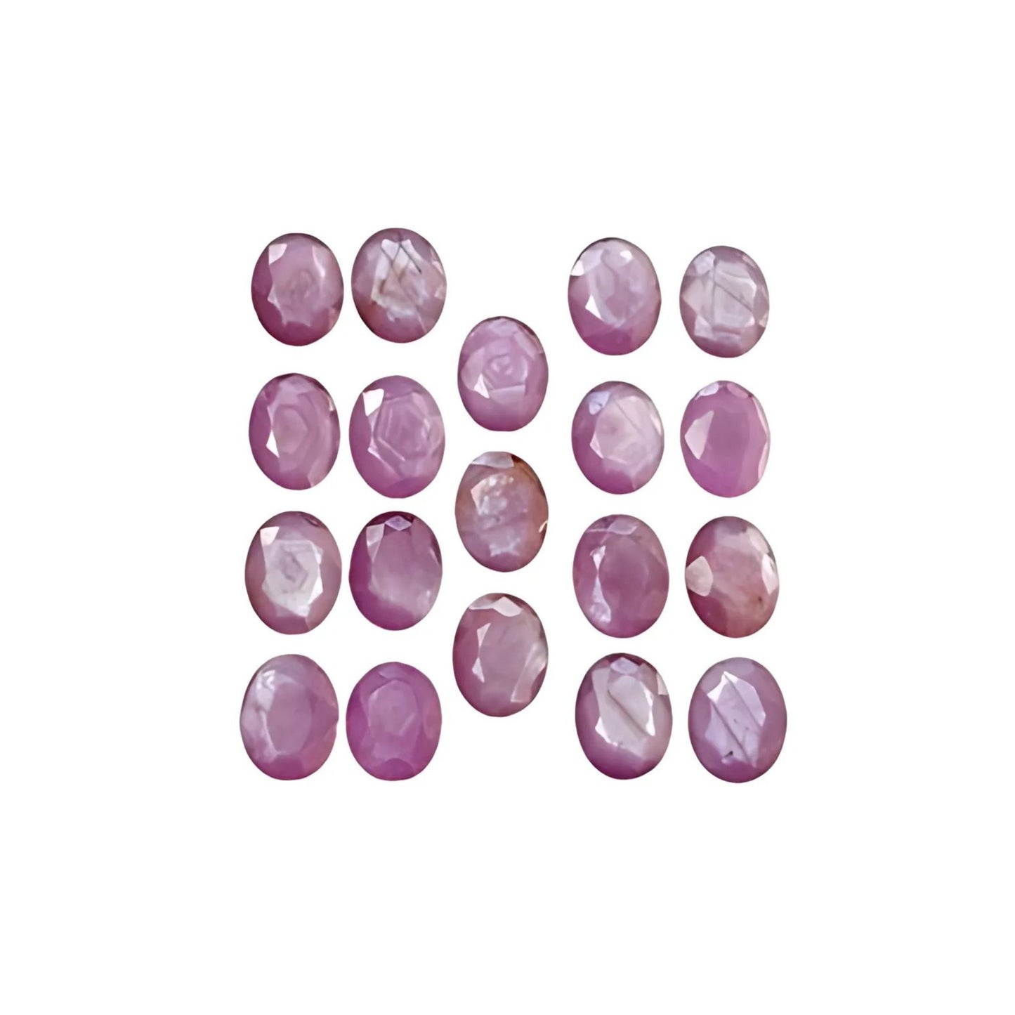 天然粉红蓝宝石切割