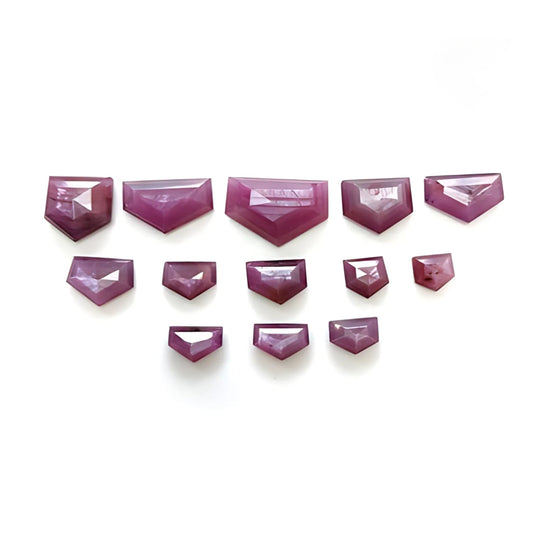 Saphir rose à facettes