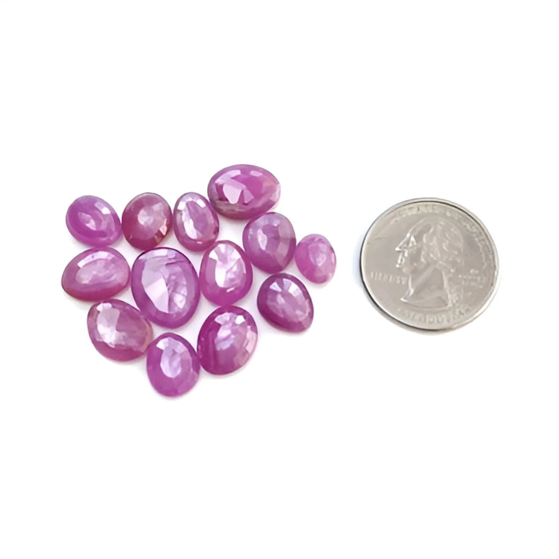 Zaffiro rosa sfaccettato