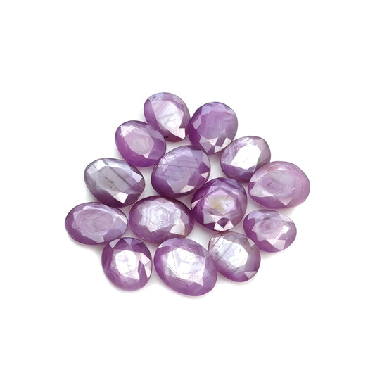 Saphir rose framboise taille