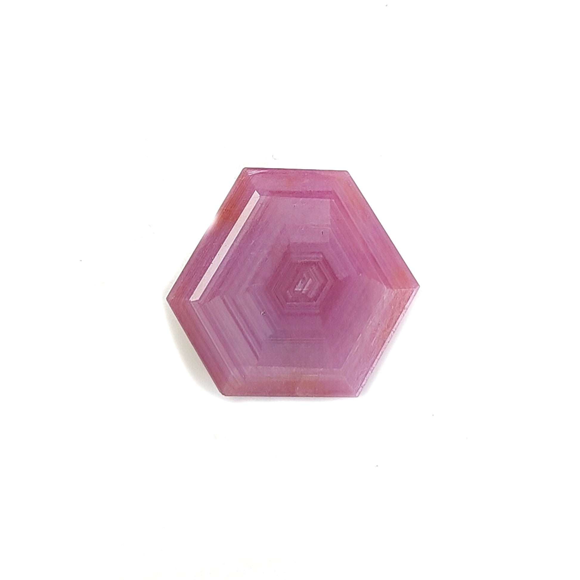 pink sapphire faceted cut gemstone
