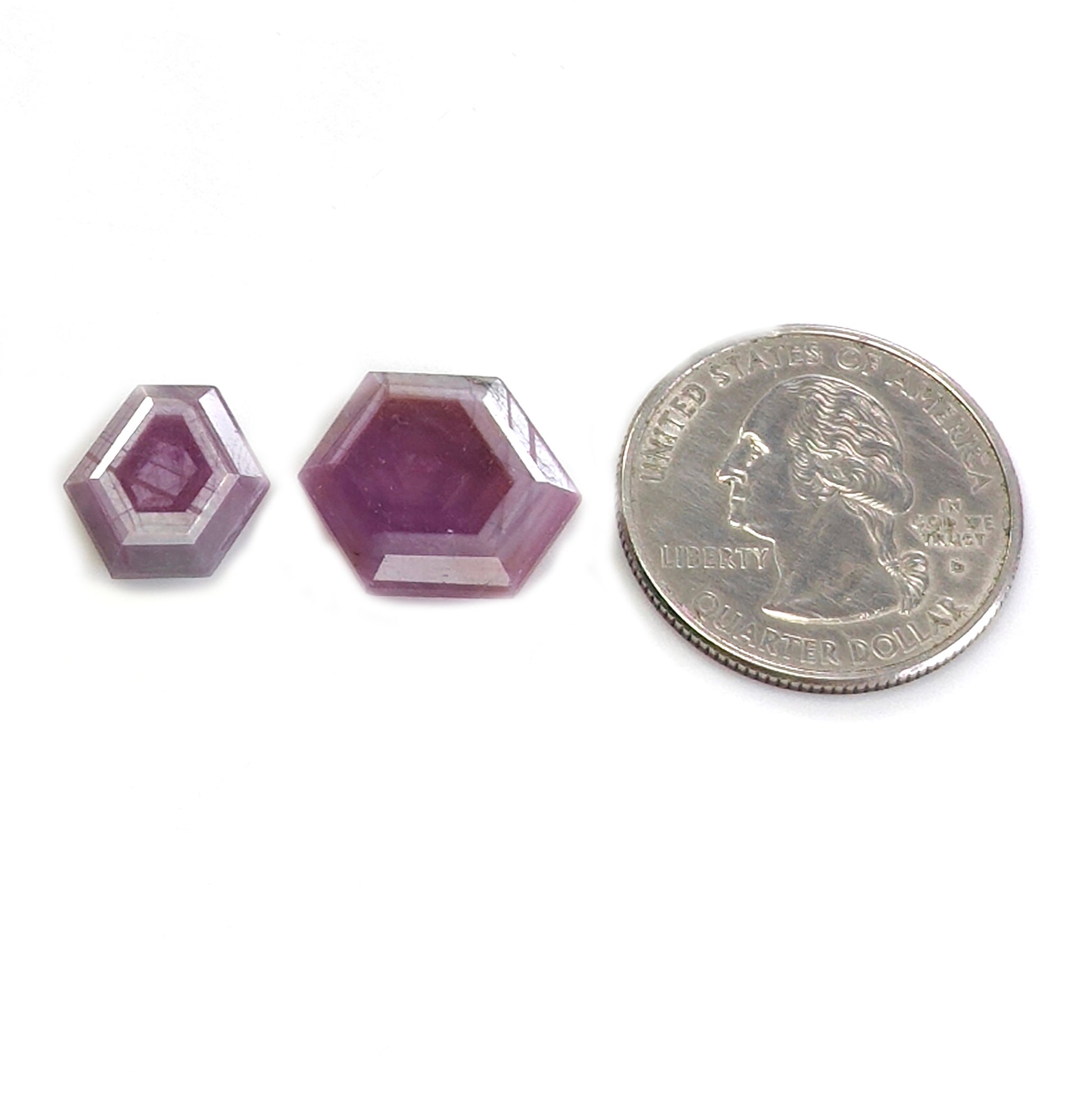 Zafiro rosa para colgante