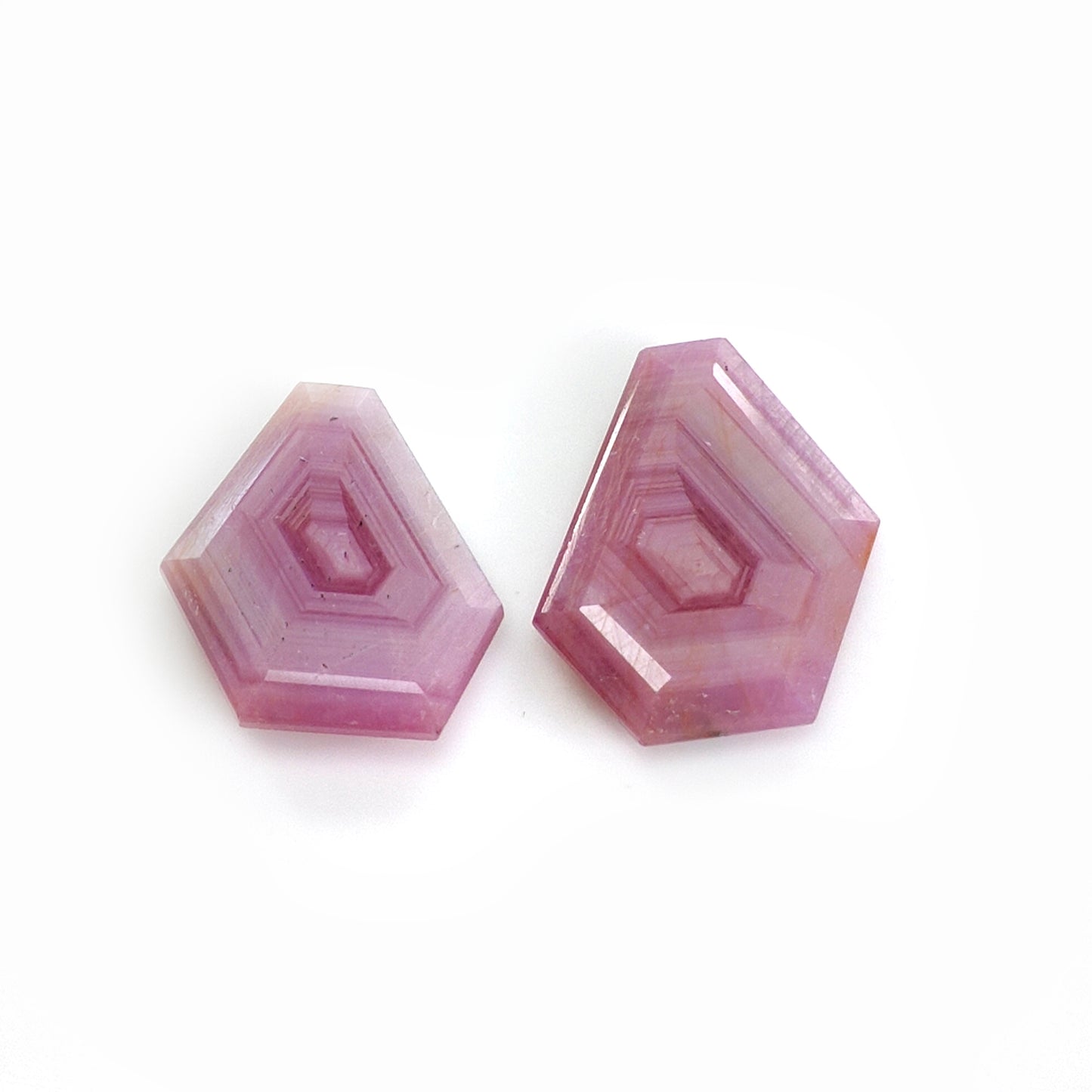 pink sapphire faceted cut gemstone