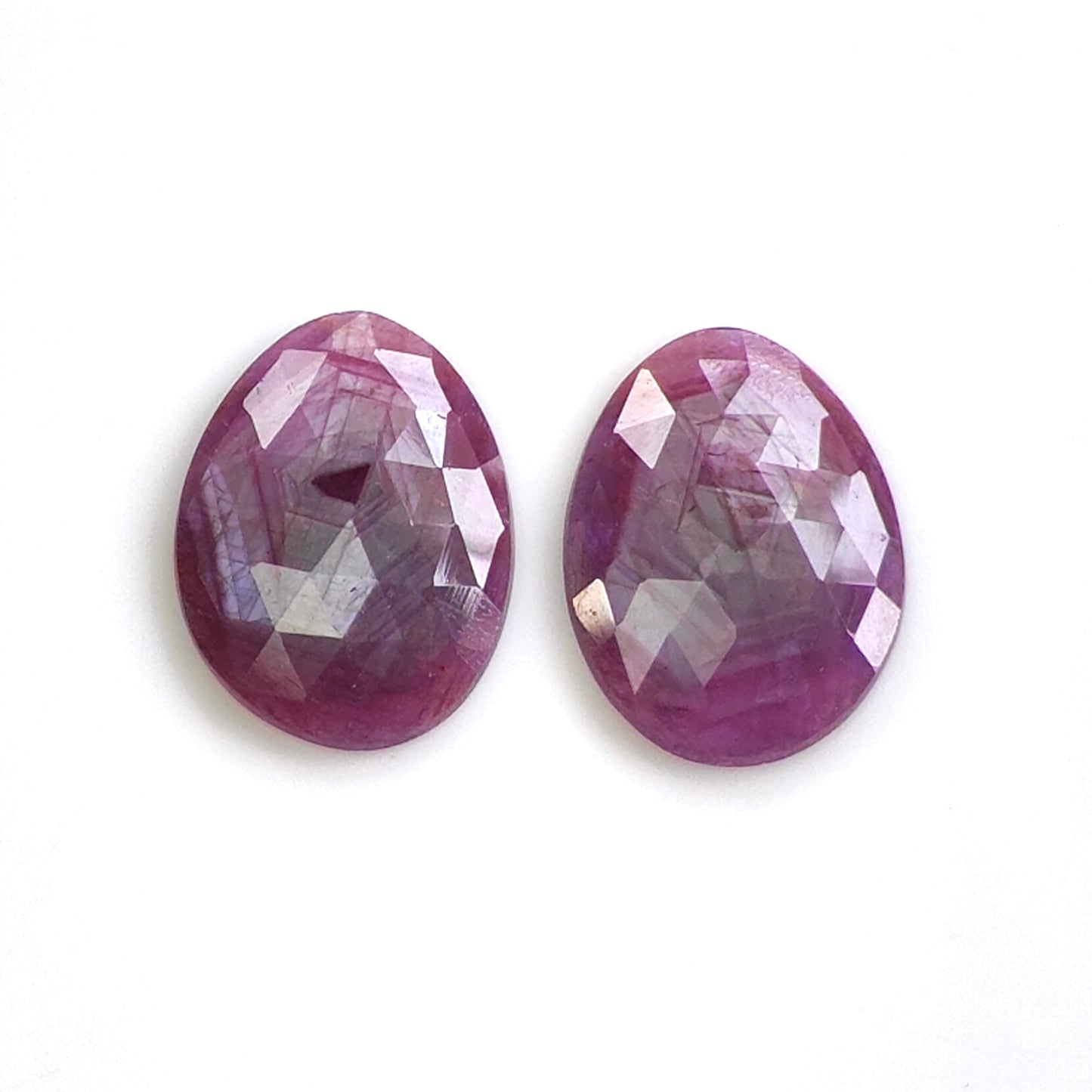 pink sapphire rose cut gemstone