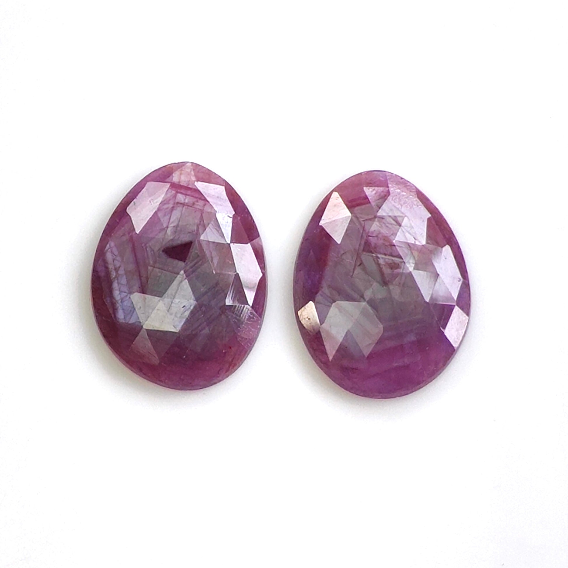 pink sapphire rose cut gemstone