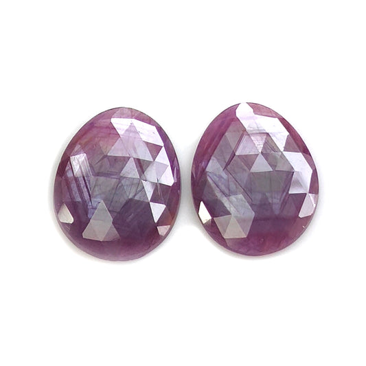 pink sapphire rose cut gemstone