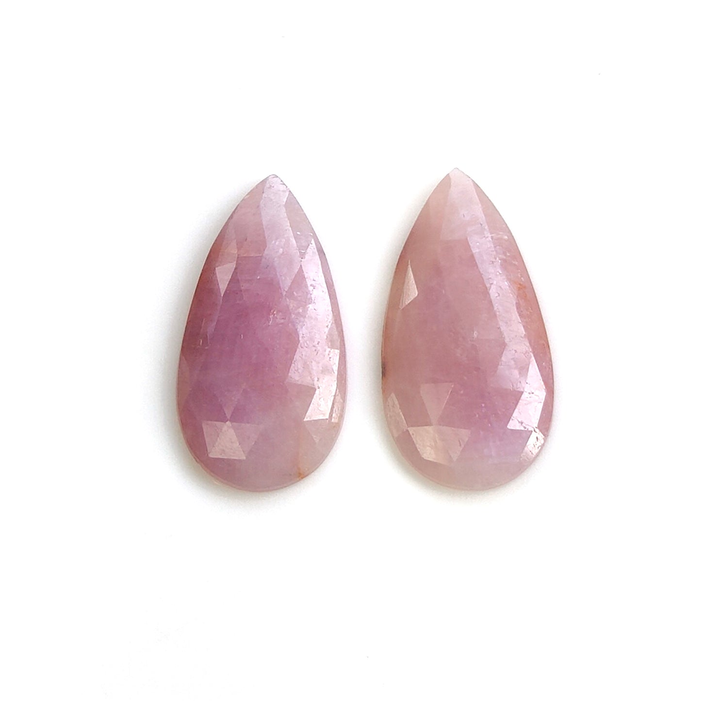 pink sapphire rose cut gemstone