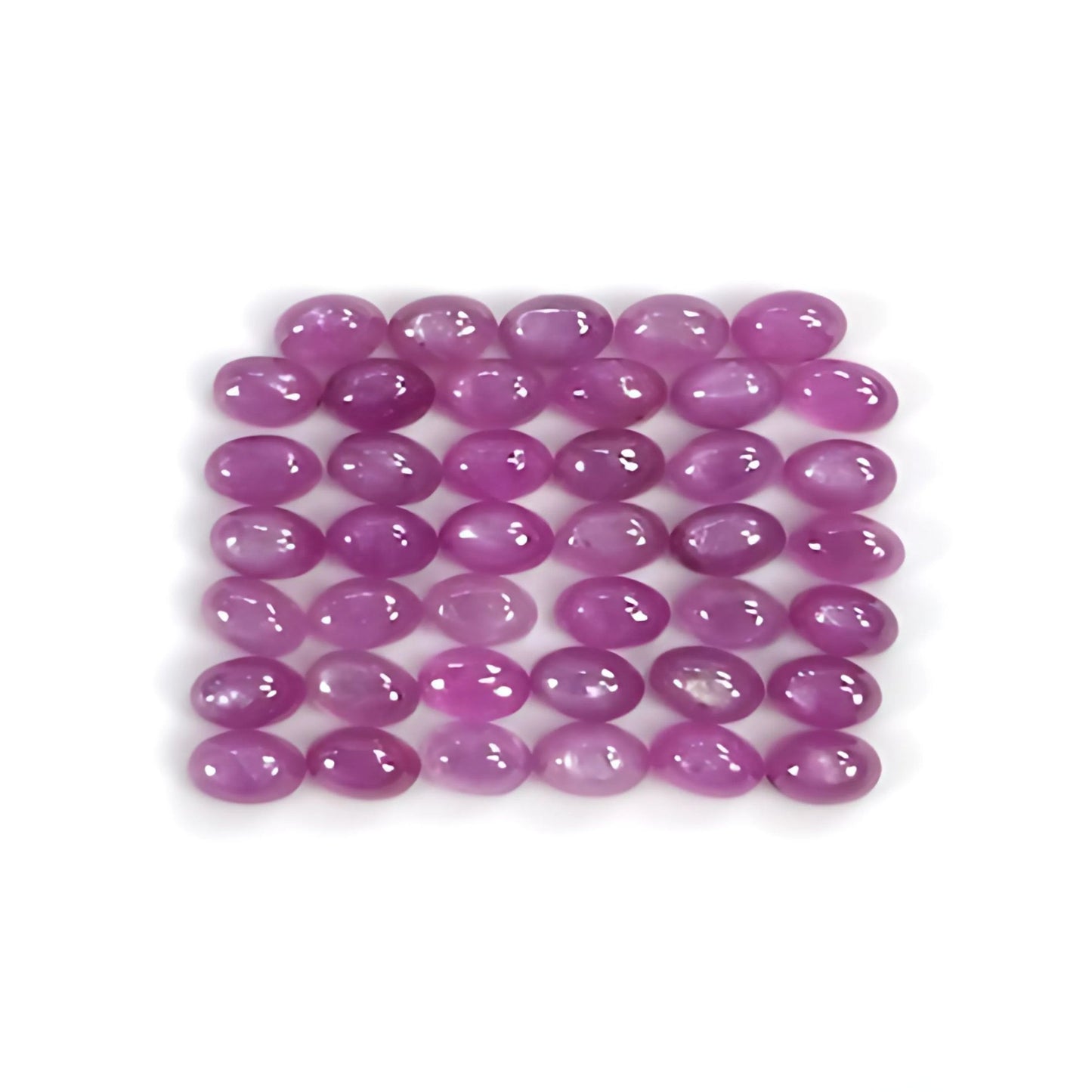 pink sapphire oval cabochon