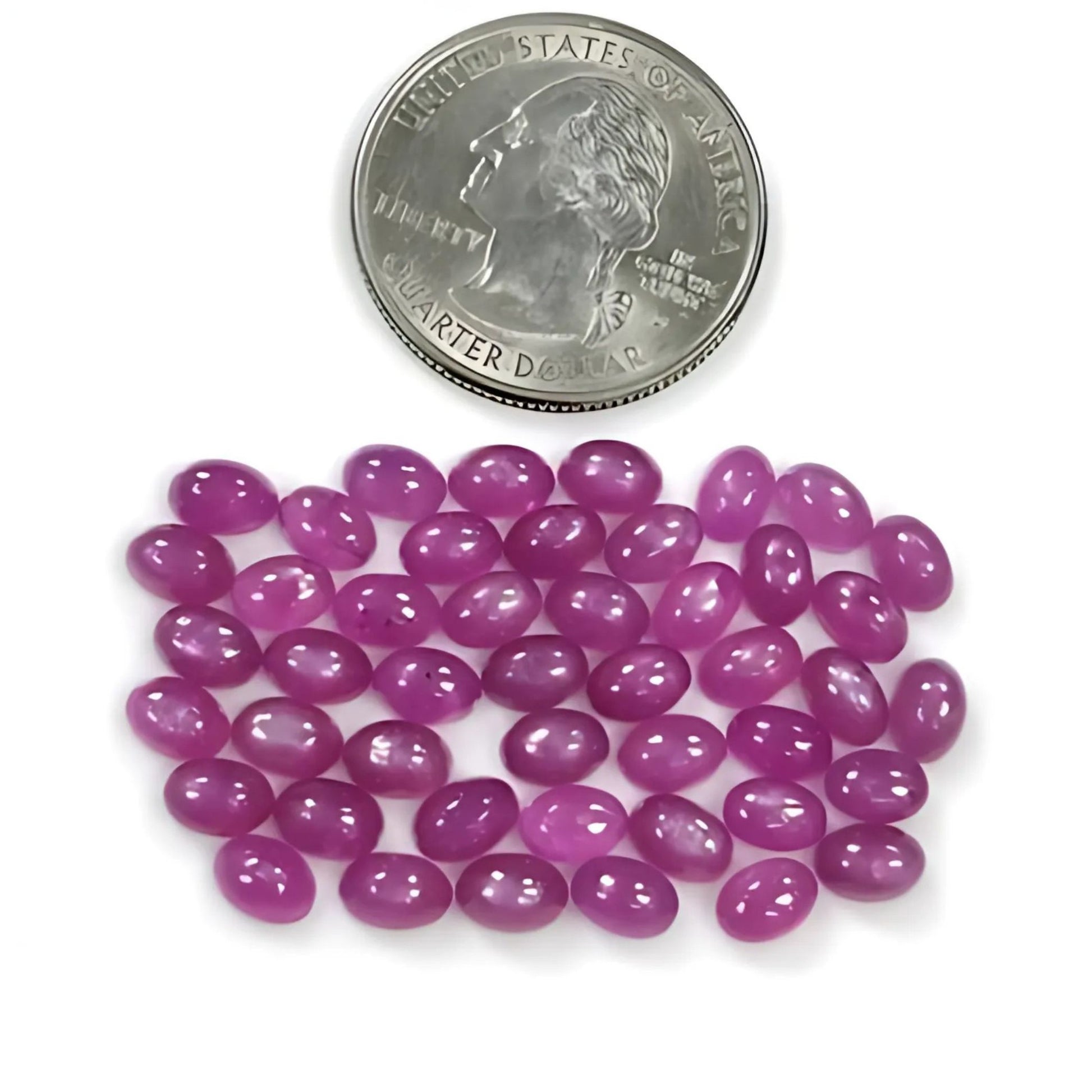 ピンクサファイア天然未処理カボション