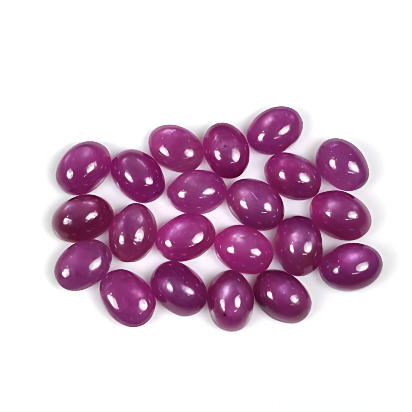 pink sapphire oval shape cabochon