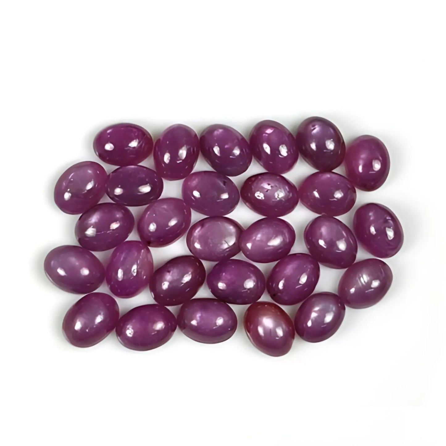 pink sapphire oval shape cabochon