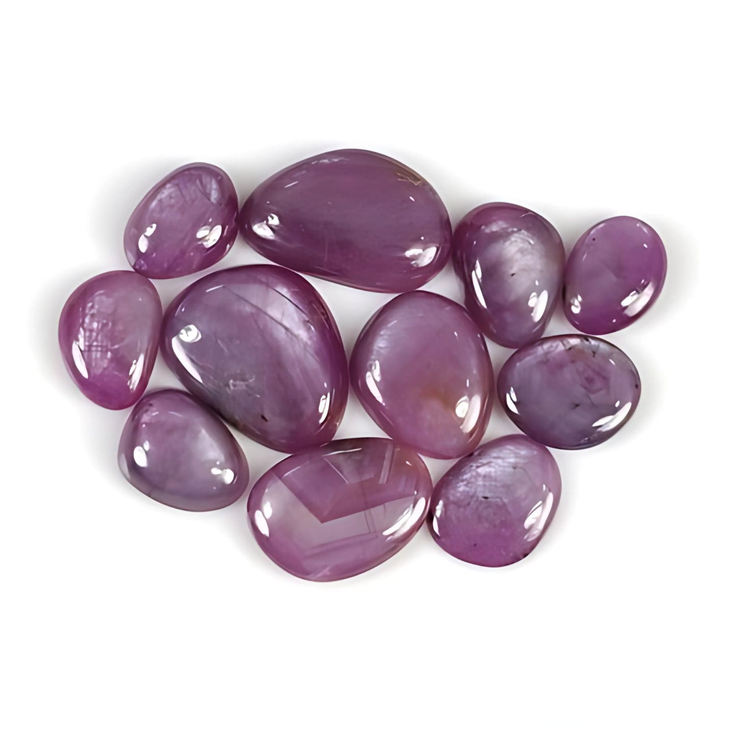 pink sapphire fancy shape cabochon