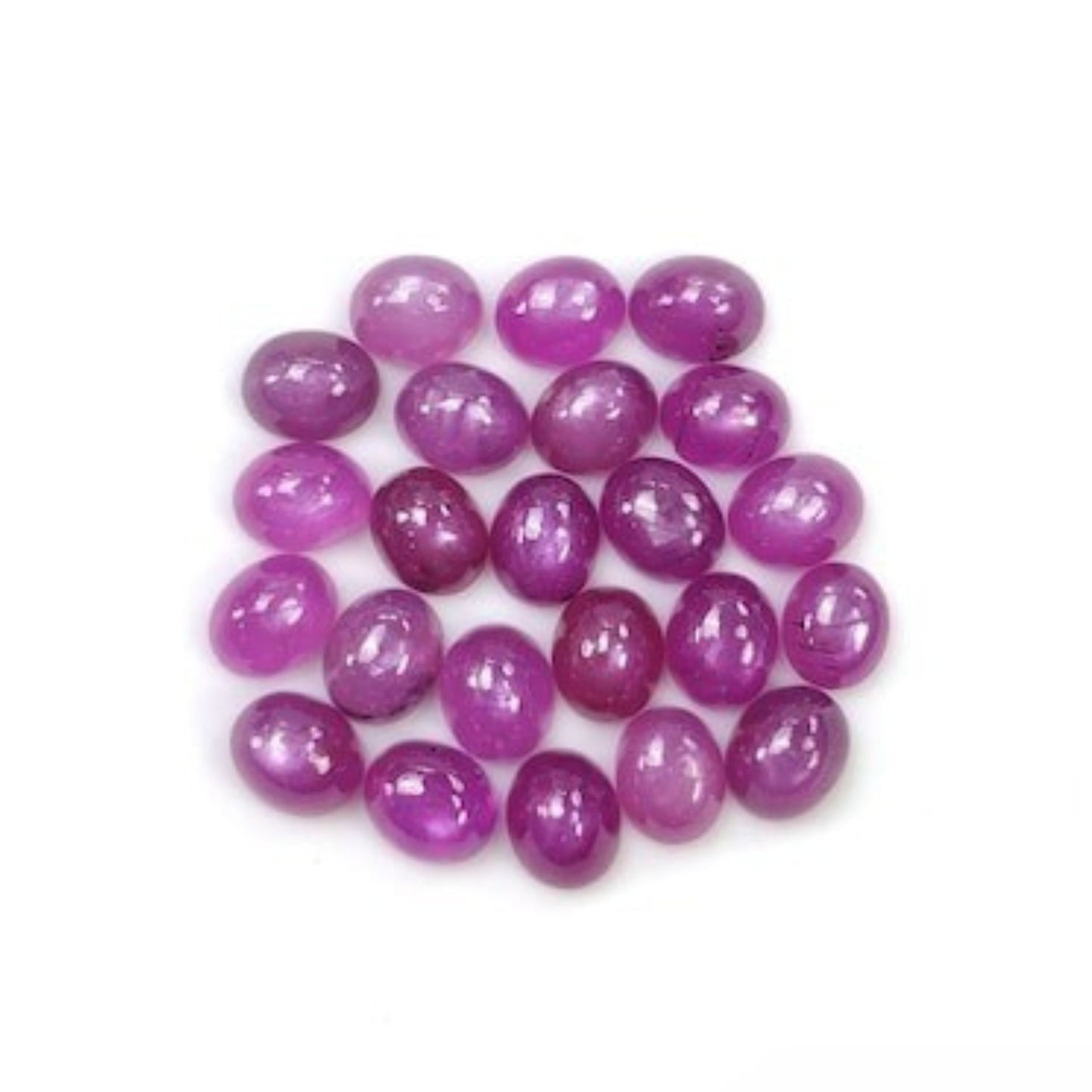 pink sapphire oval shape cabochon