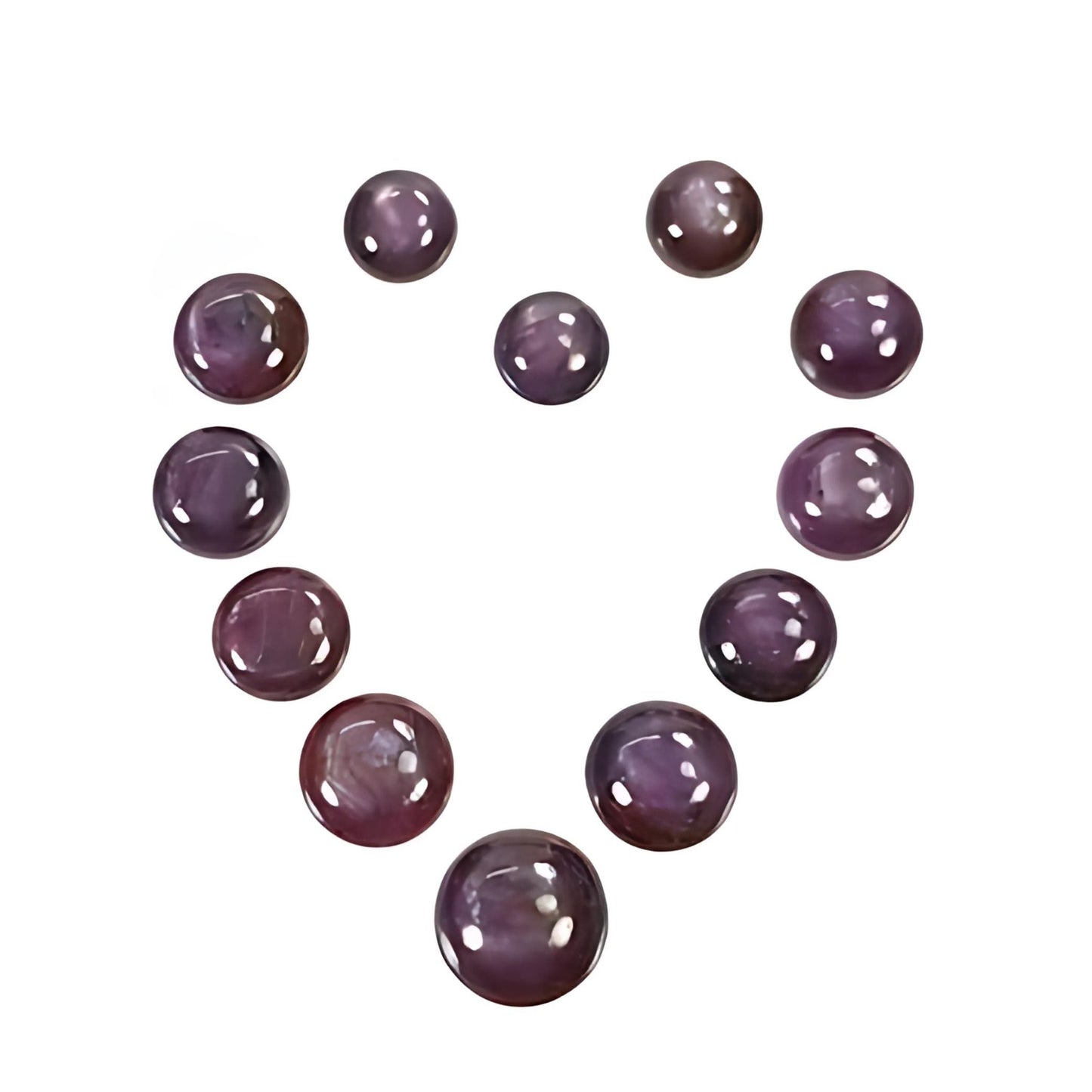 pink sapphire round cabochon