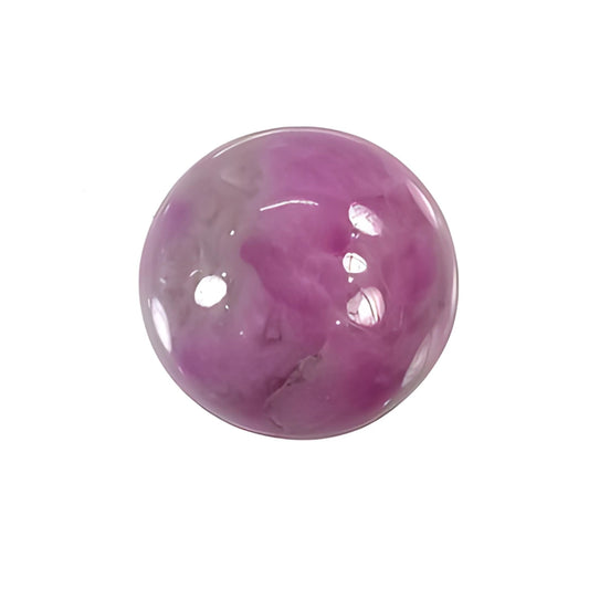pink sapphire round cabochon