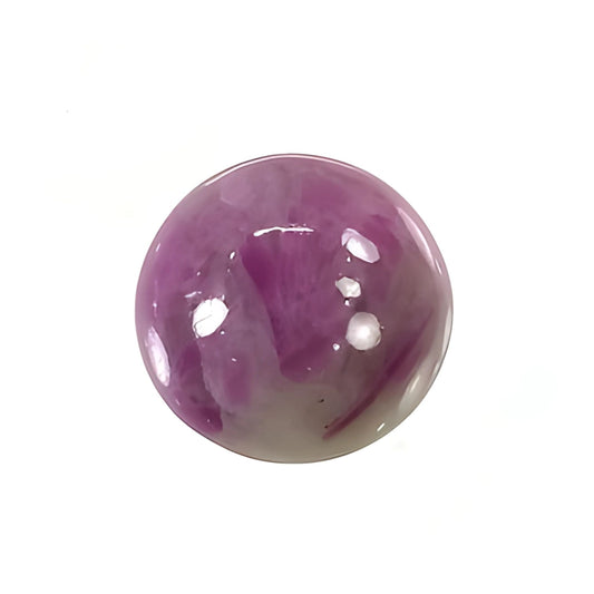 pink sapphire round shape cabochon
