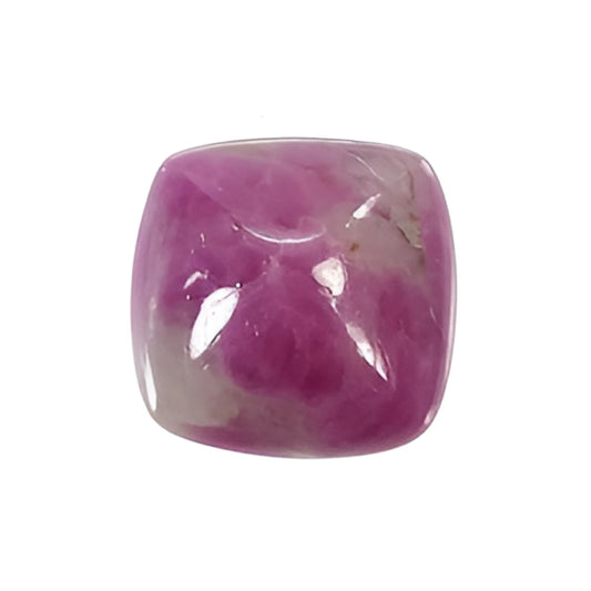 pink sapphire cushion cabochon