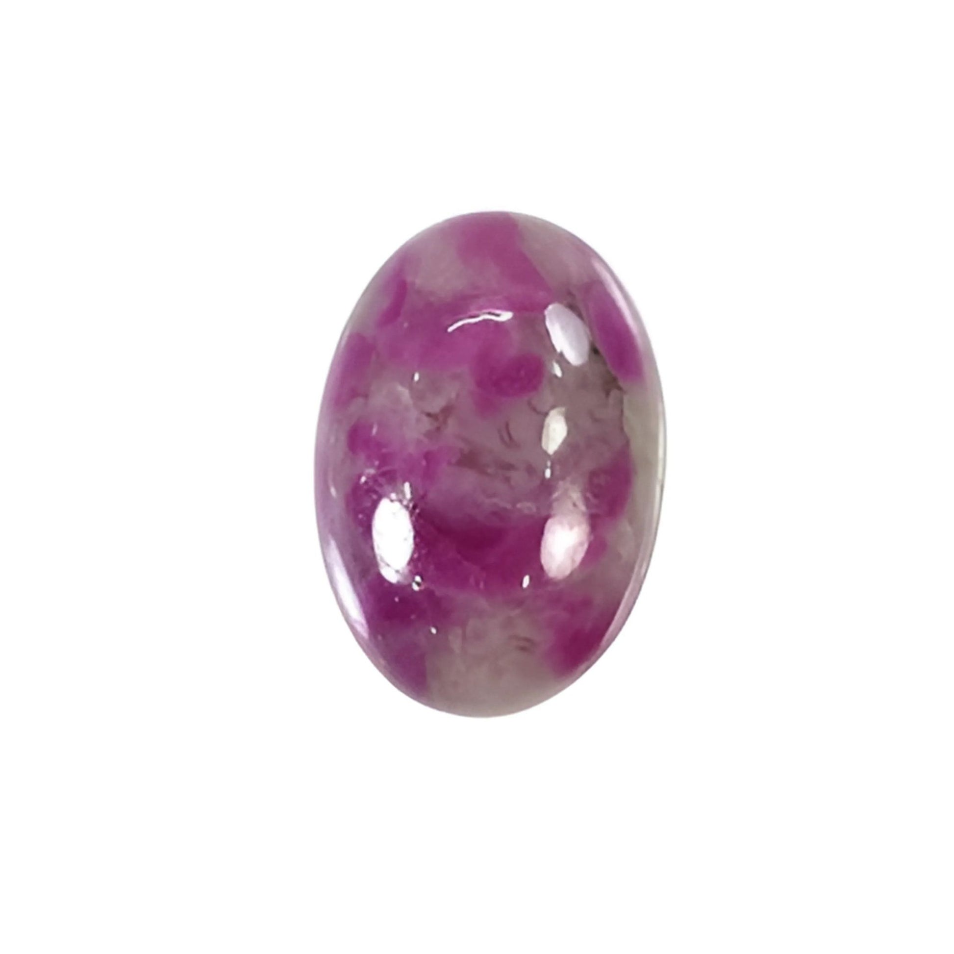 zoisite ruby oval shape cabochon