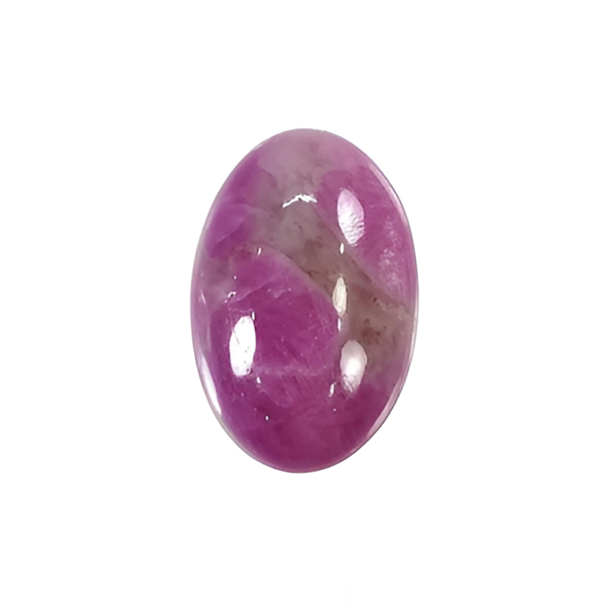 zoisite ruby oval shape cabochon