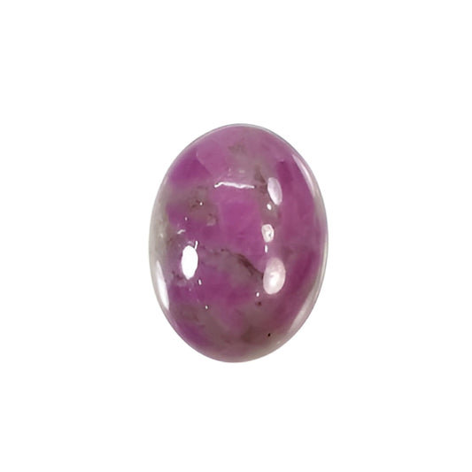 zoisite ruby oval shape cabochon