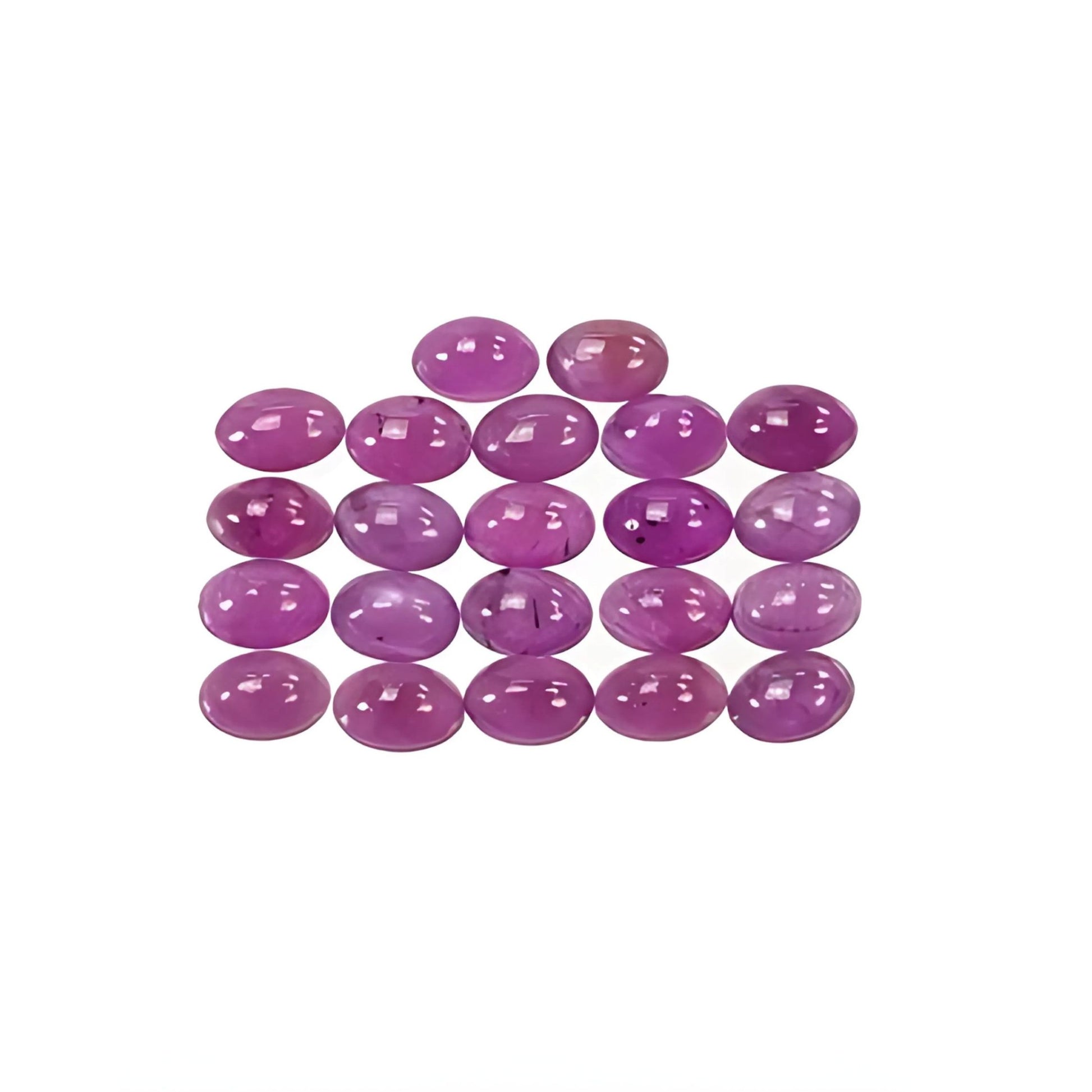 pink sapphire oval cabochon