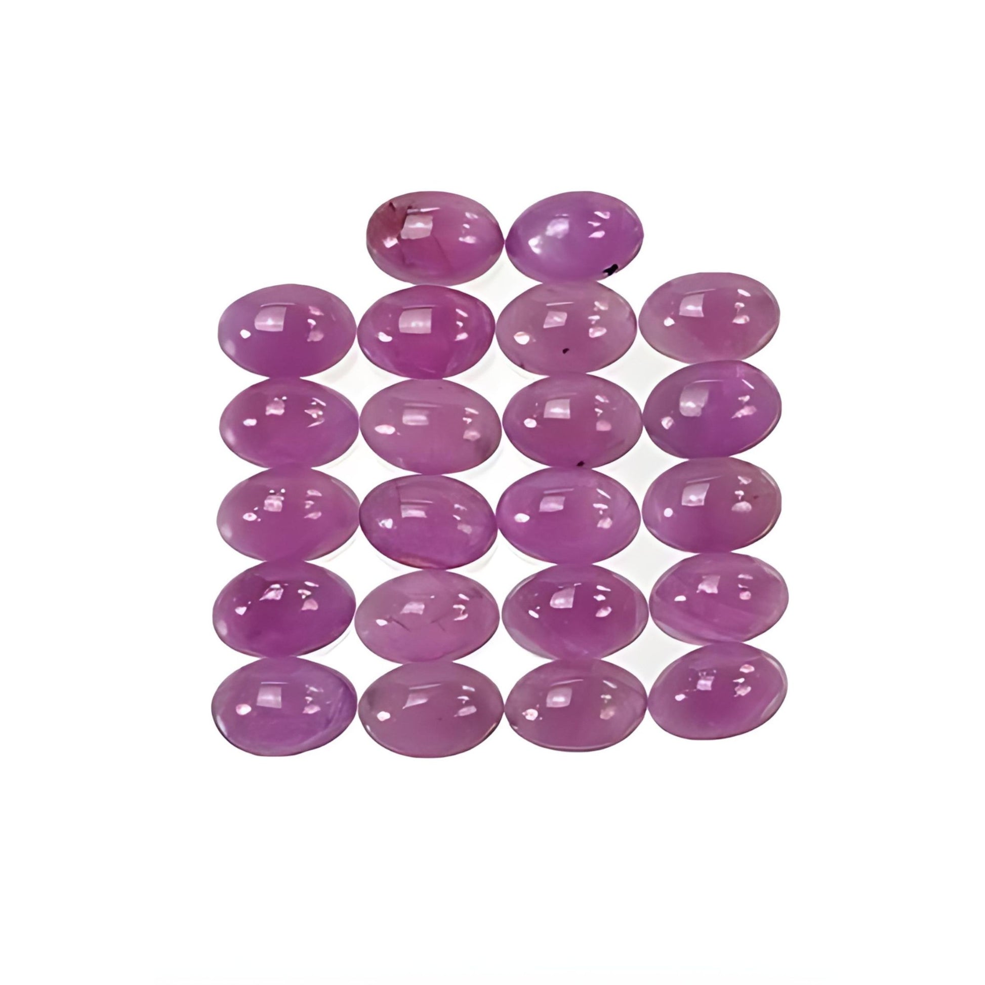 pink sapphire oval cabochon