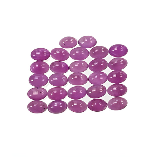 pink sapphire oval cabochon