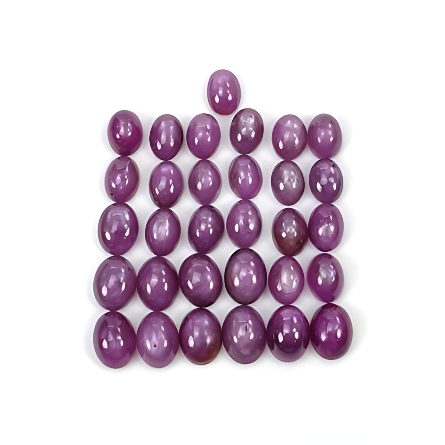 pink sapphire oval shape cabochon