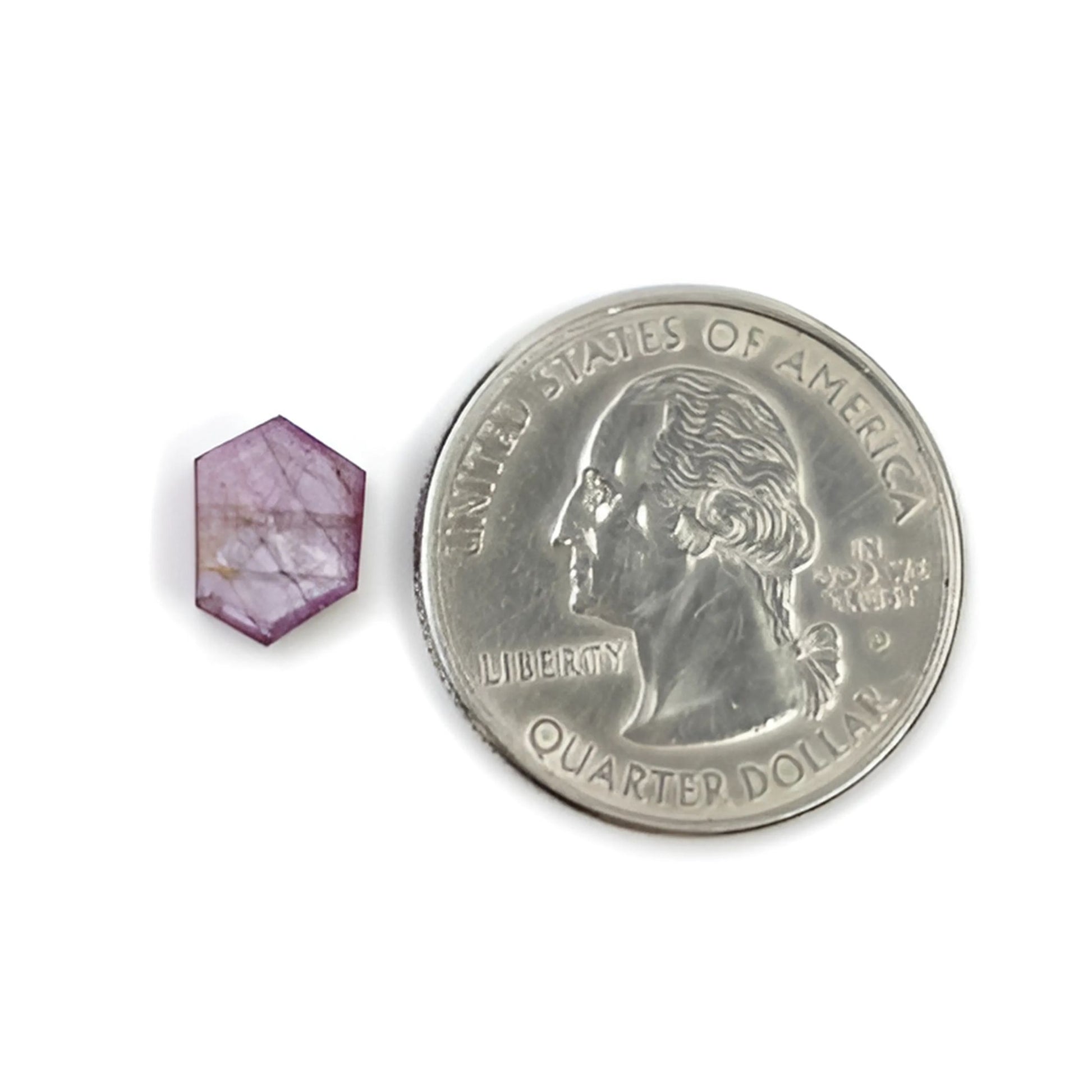 saphir rose naturel non traité