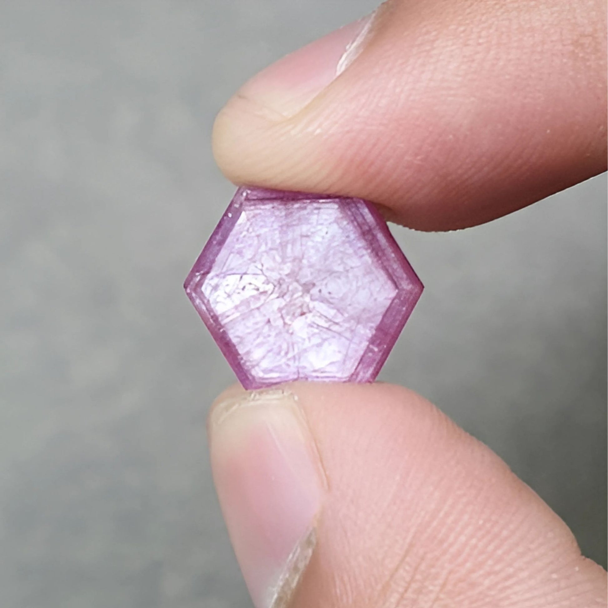 迷迭香红宝石六角形扁平片