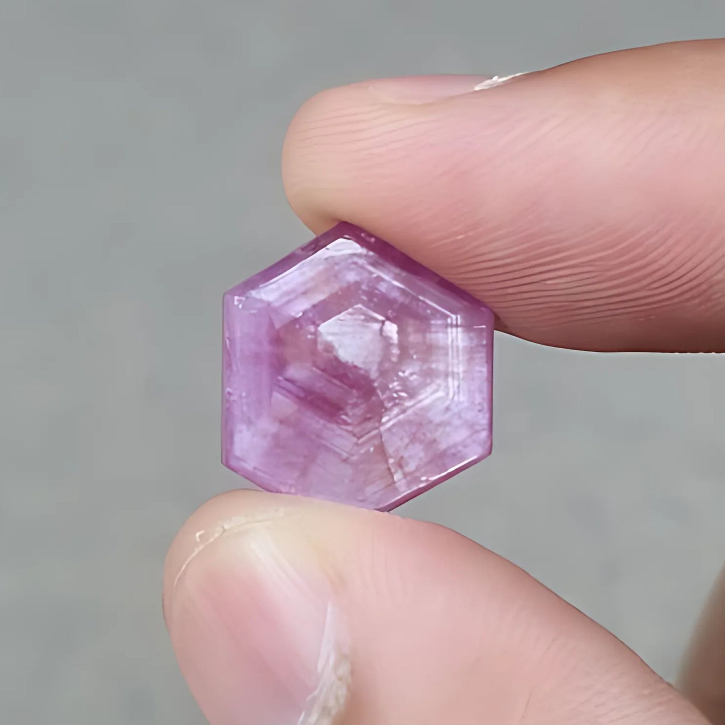 ローズマリールビーの平らなスライスの宝石