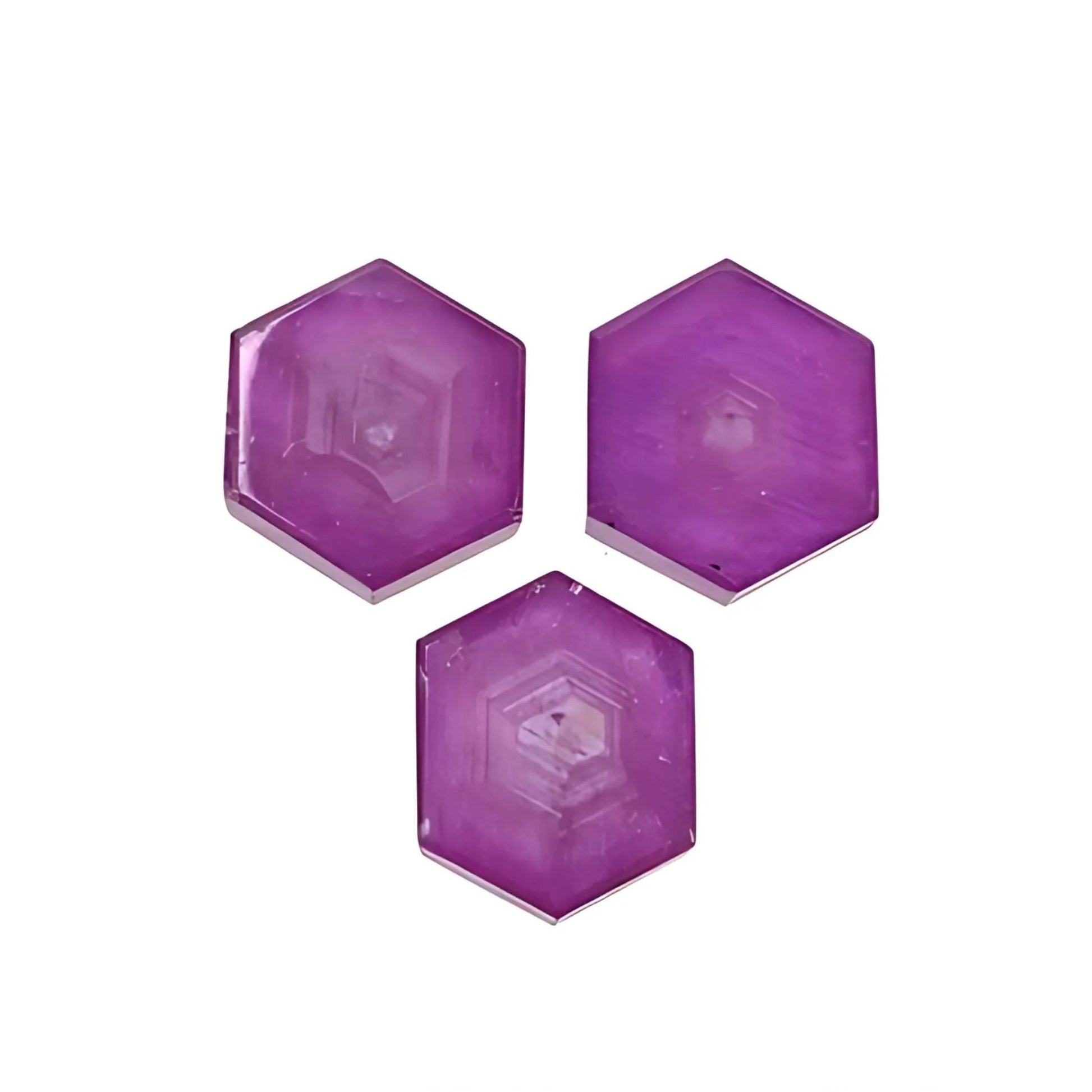 rosemary ruby hexaagon shape flat slices