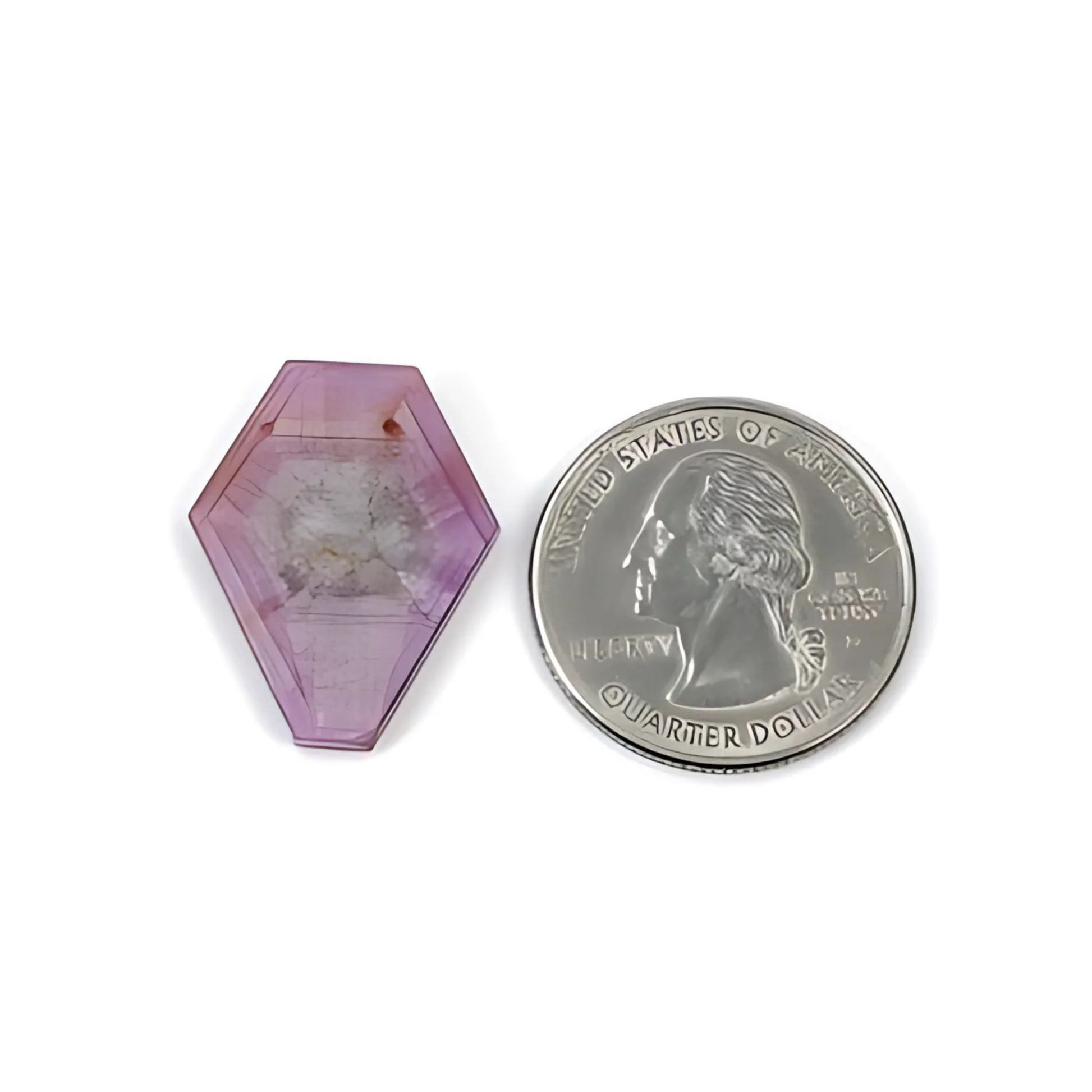 zafiro rosa natural sin tratar