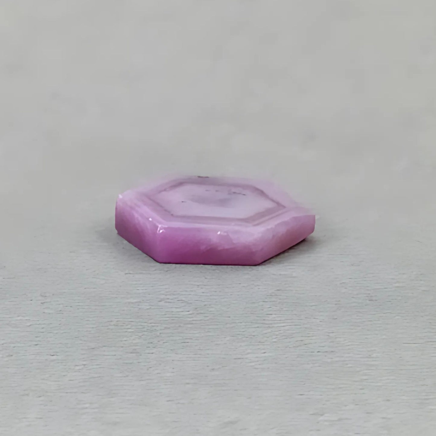 14.55cts Rosemary Pink Sapphire Record Keeper Flat Slices Gemstone Natural Untreated Hexagon