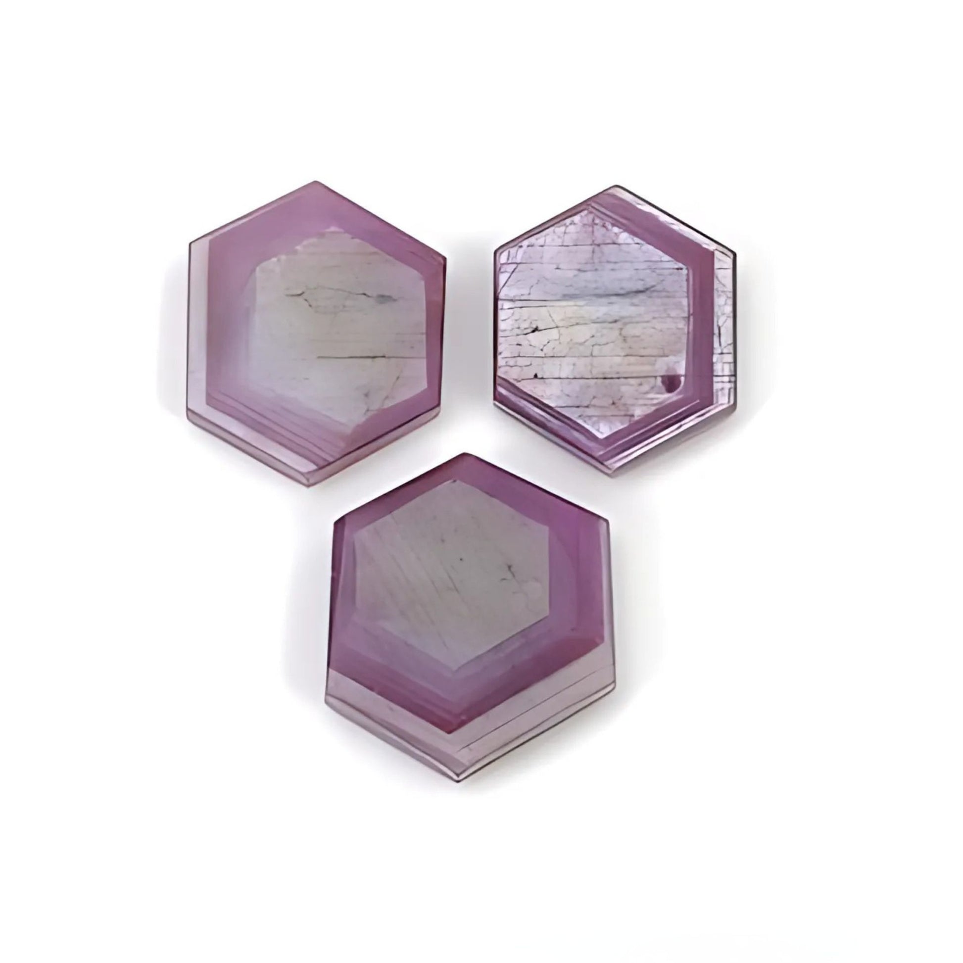 rosemary ruby hexagon flat slices